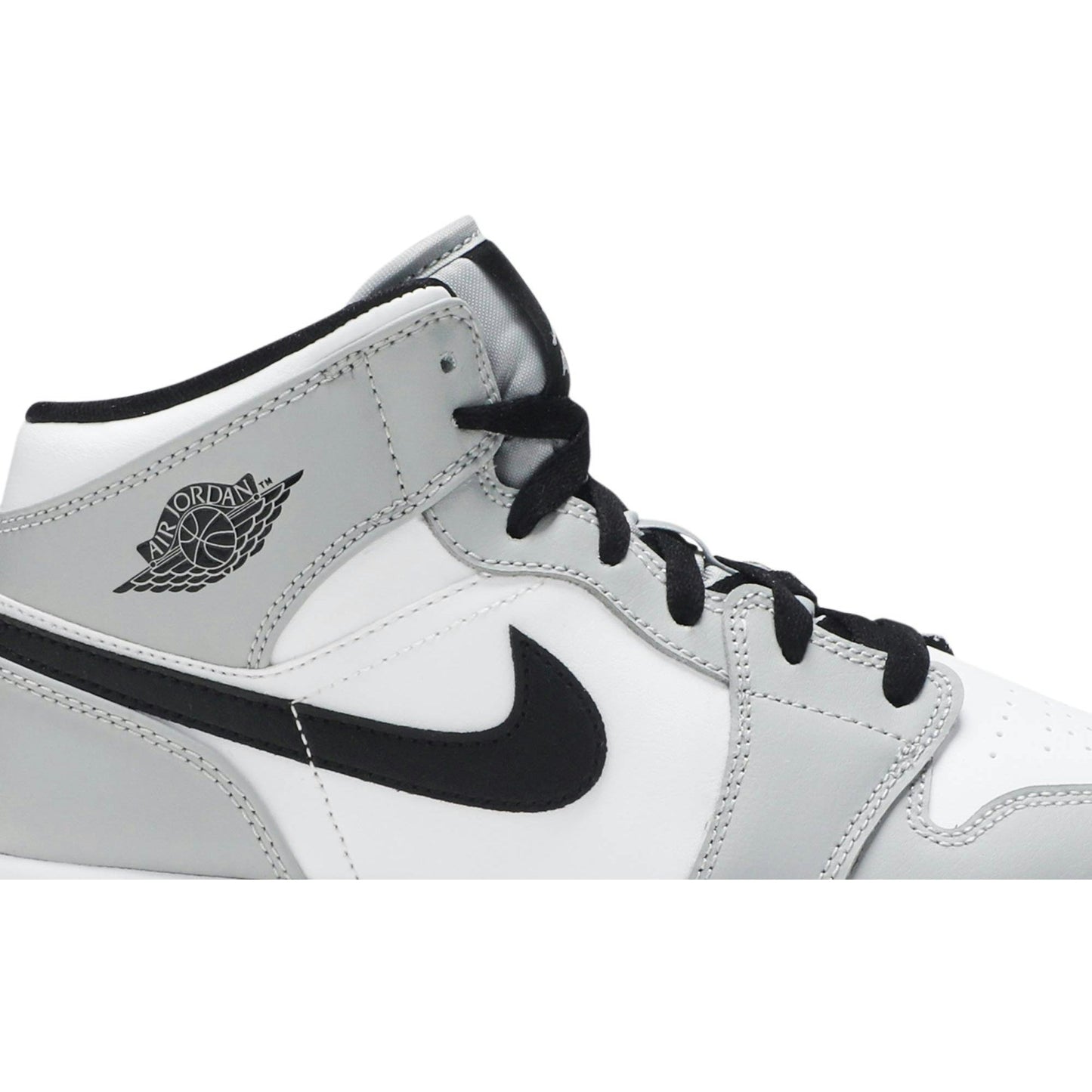( Grade School ) Air Jordan 1 Mid ‘Light Smoke Grey’ 554725-092