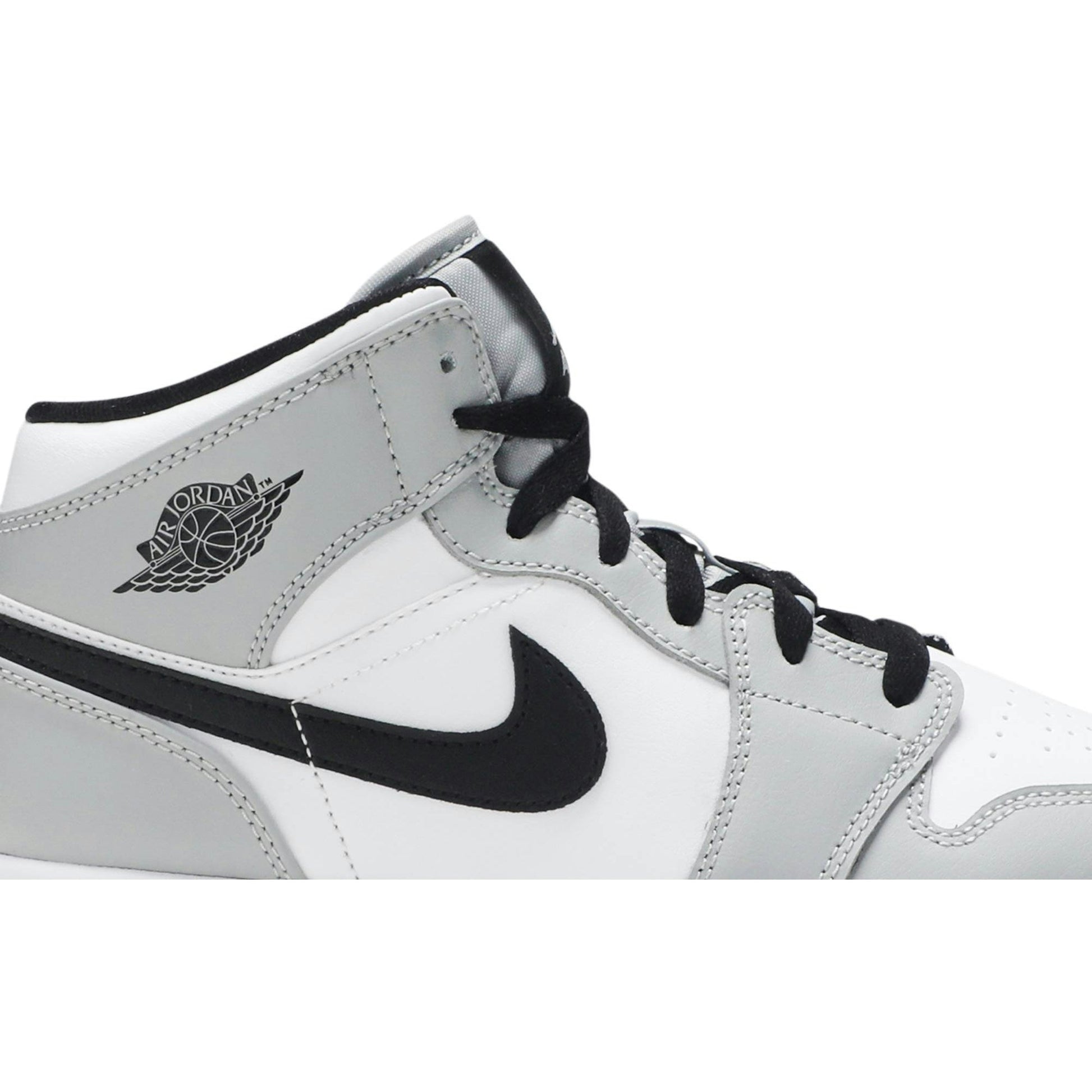 ( Grade School ) Air Jordan 1 Mid ‘Light Smoke Grey’ 554725-092