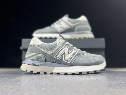 New Balance 574+ Plus WL574ZSC Women's Grey Matter Sea Salt Sage Green Platform Lifestyle Sneakers