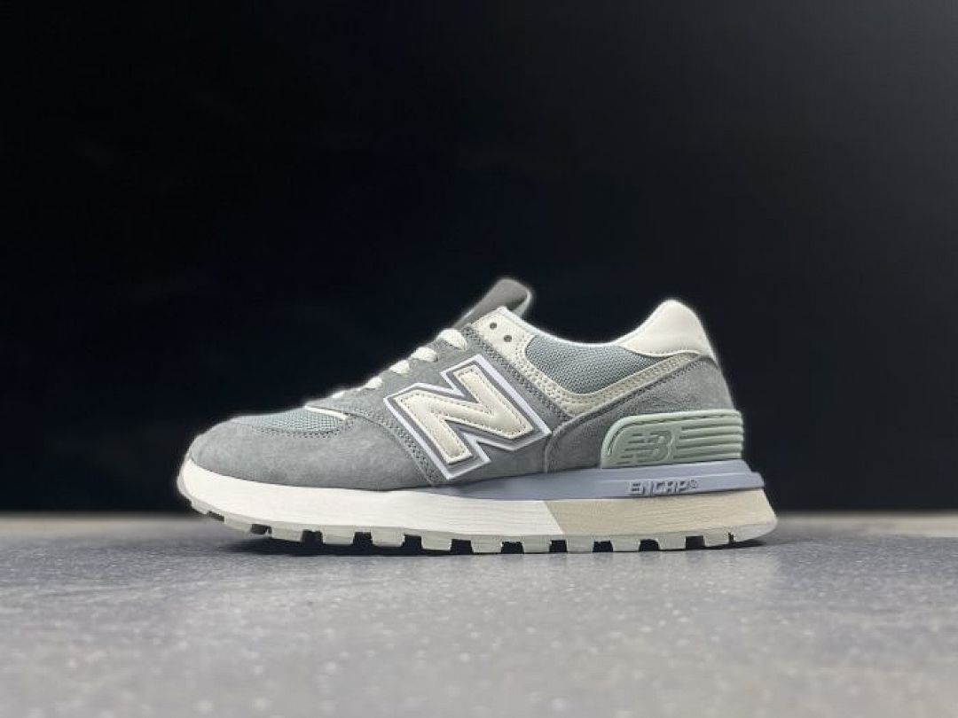New Balance 574+ Plus WL574ZSC Women's Grey Matter Sea Salt Sage Green Platform Lifestyle Sneakers