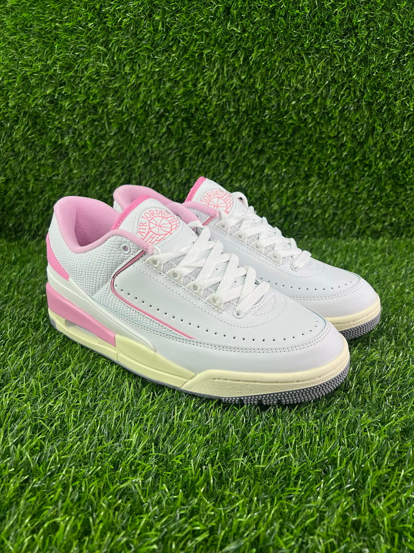 Nike Air Jordan 2 Low Women's White Pink Sail Sneakers DX4401-160