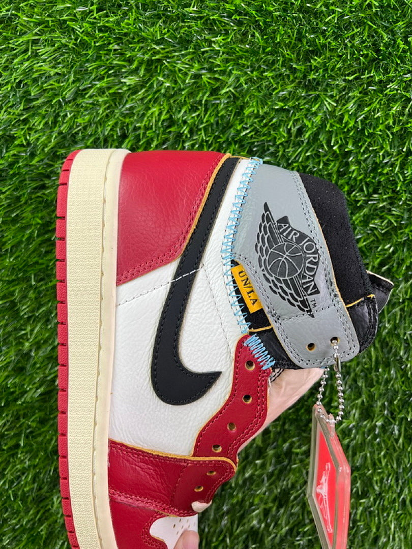 Nike Air Jordan 1 Retro High OG Union LA Varsity Red Red Toe BV1300-106 Men's Sneakers