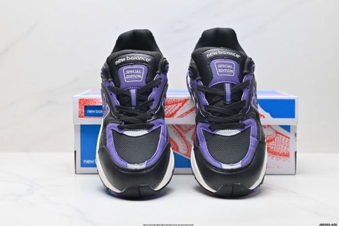 New Balance "2000" Black Purple White Unisex Running Lifestyle Sneakers Shoes Trainers