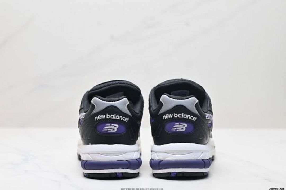 New Balance "2000" Black Purple White Unisex Running Lifestyle Sneakers Shoes Trainers