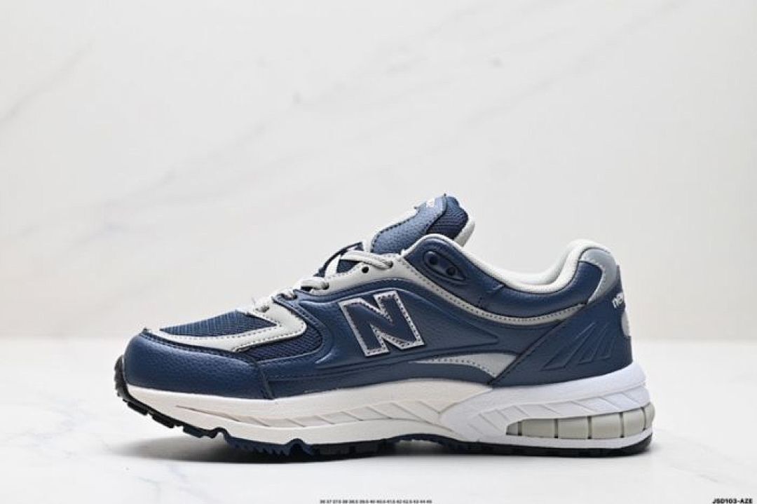 New Balance 2000 Navy Grey Silver Cream Running Shoes Trainers Sneakers Men's Women's