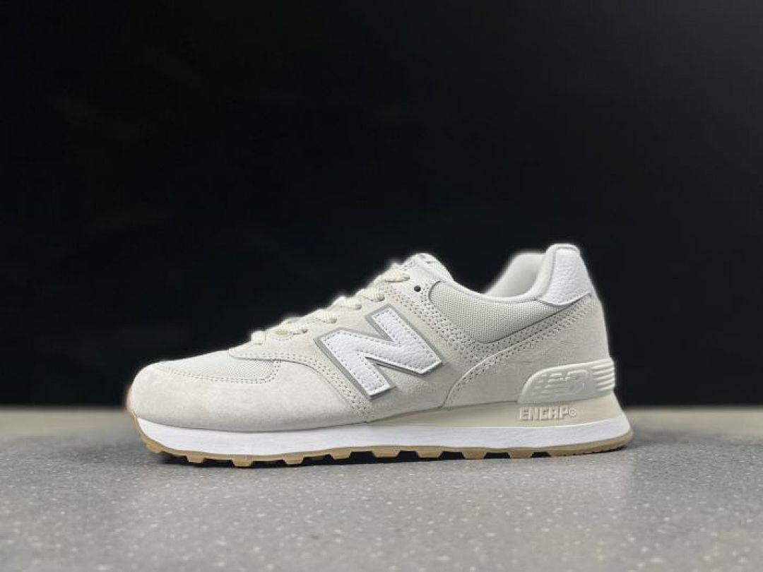 New Balance 574 Sea Salt White Gum ML574EVW Men's Women's Classic Lifestyle Running Shoes Sneakers Trainers