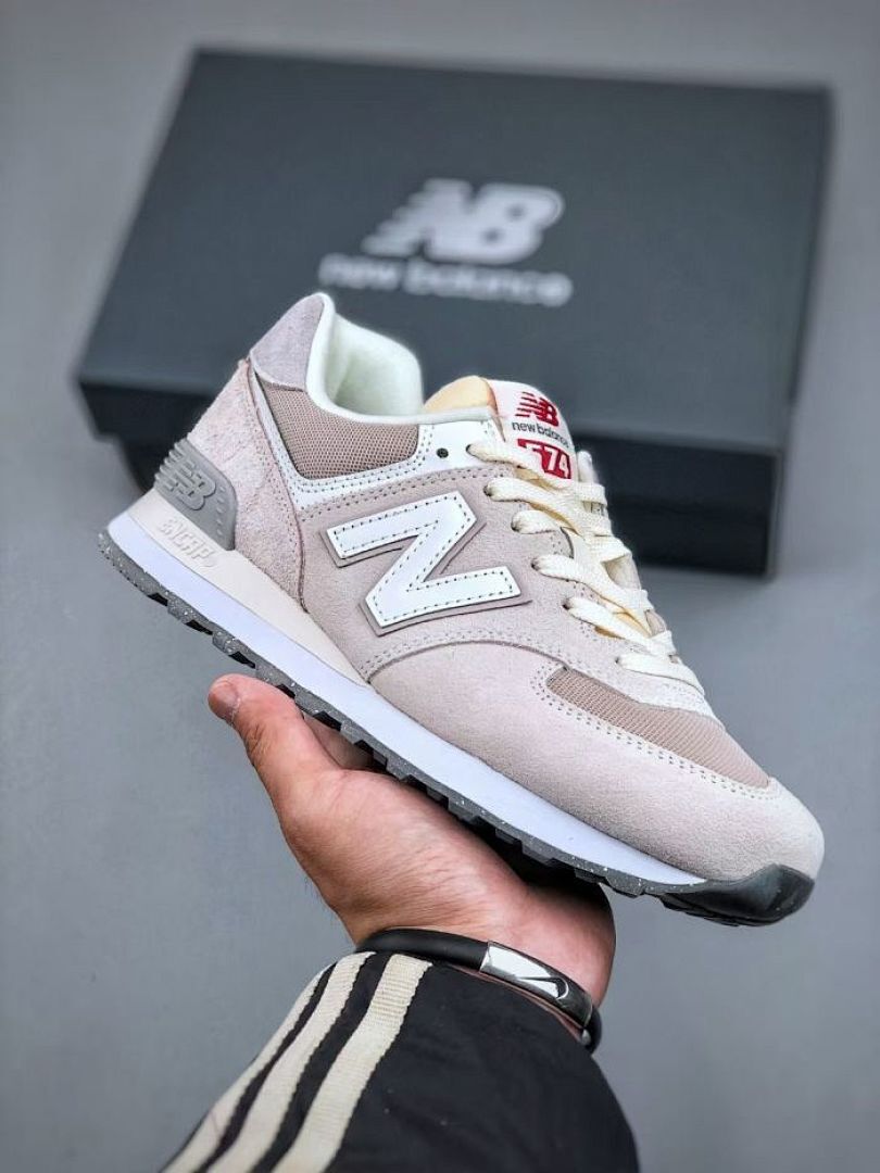 New Balance 574 ML574EVW Sea Salt White Grey ENCAP Lifestyle Running Casual Sneakers Men's Women's