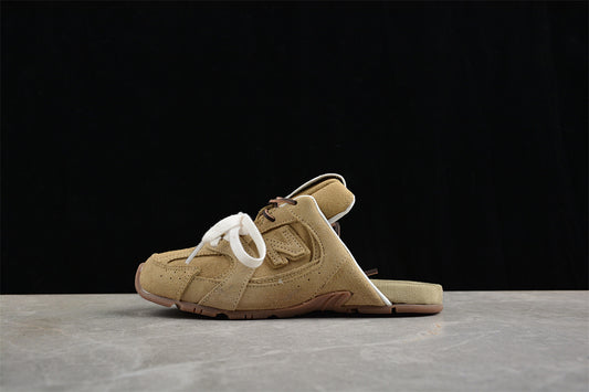 New Balance 2002R Mule M2002RMD Light Brown Suede Slip-On Backless Sneaker