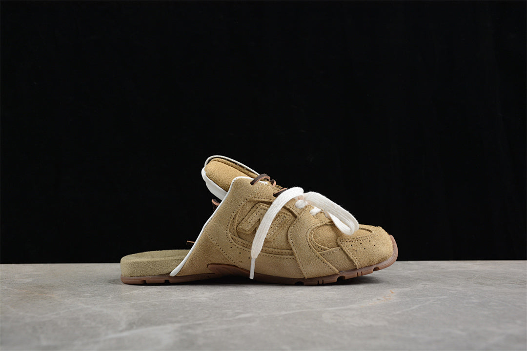 New Balance 2002R Mule M2002RMD Light Brown Suede Slip-On Backless Sneaker