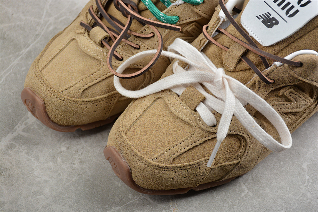 New Balance 2002R Mule M2002RMD Light Brown Suede Slip-On Backless Sneaker