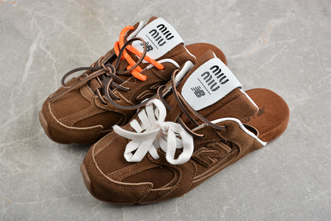New Balance 2002R Mule 'Tobacco' Brown Suede Slip-On Mules M2002RMC