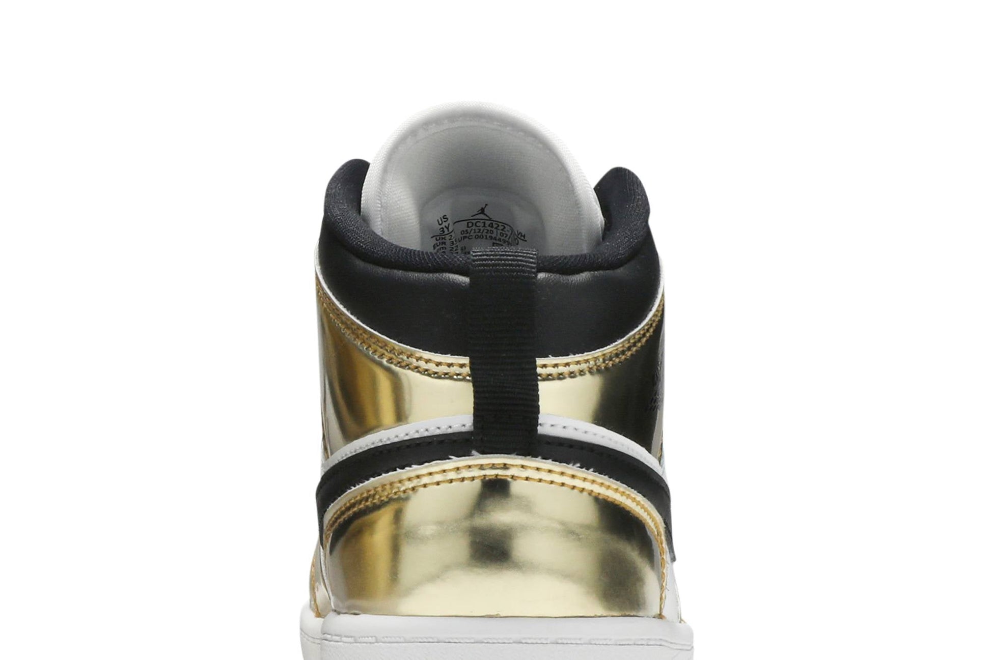 ( Grade School ) Air Jordan 1 Mid SE ‘Metallic Gold’ DC1420-700