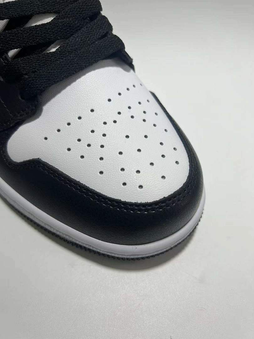 Air Jordan 1 Mid Black White Aluminum DQ8426-001 Men's Women's Sneakers Shoes