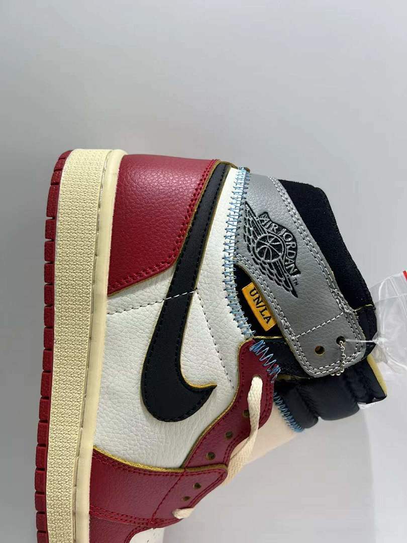 Nike Air Jordan 1 Retro High OG Union LA Varsity Red Black Toe Chicago BV1300-106 Men's Sneakers