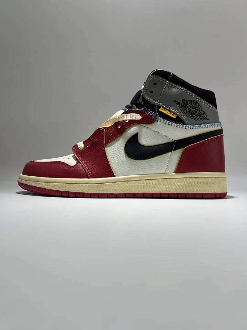 Nike Air Jordan 1 Retro High OG Union LA Varsity Red Black Toe Chicago BV1300-106 Men's Sneakers