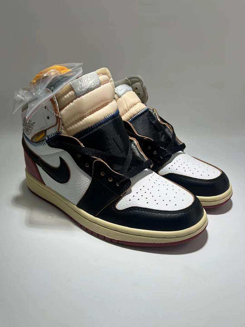 Nike Union Air Jordan 1 Retro High OG Black Toe BV1300-106 Men's Sneakers Shoes Limited Edition Collaboration