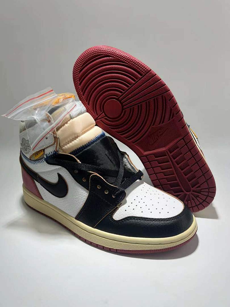 Nike Union Air Jordan 1 Retro High OG Black Toe BV1300-106 Men's Sneakers Shoes Limited Edition Collaboration
