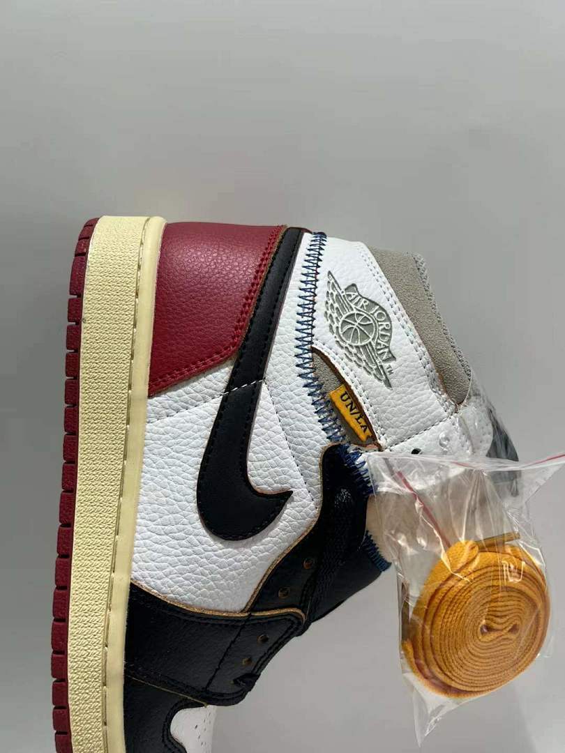 Nike Union Air Jordan 1 Retro High OG Black Toe BV1300-106 Men's Sneakers Shoes Limited Edition Collaboration