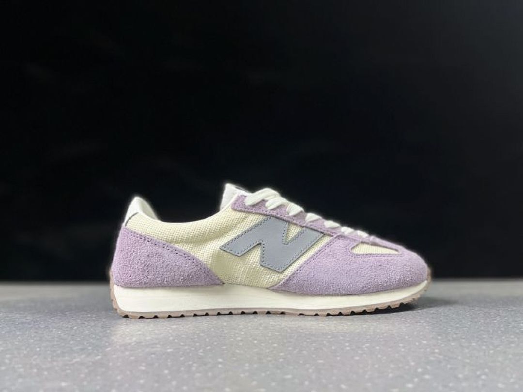 New Balance 237 Plum Moonbeam WS237PL1 Unisex Retro Lifestyle Sneakers Lavender Light Purple Cream Grey Suede Mesh Shoes