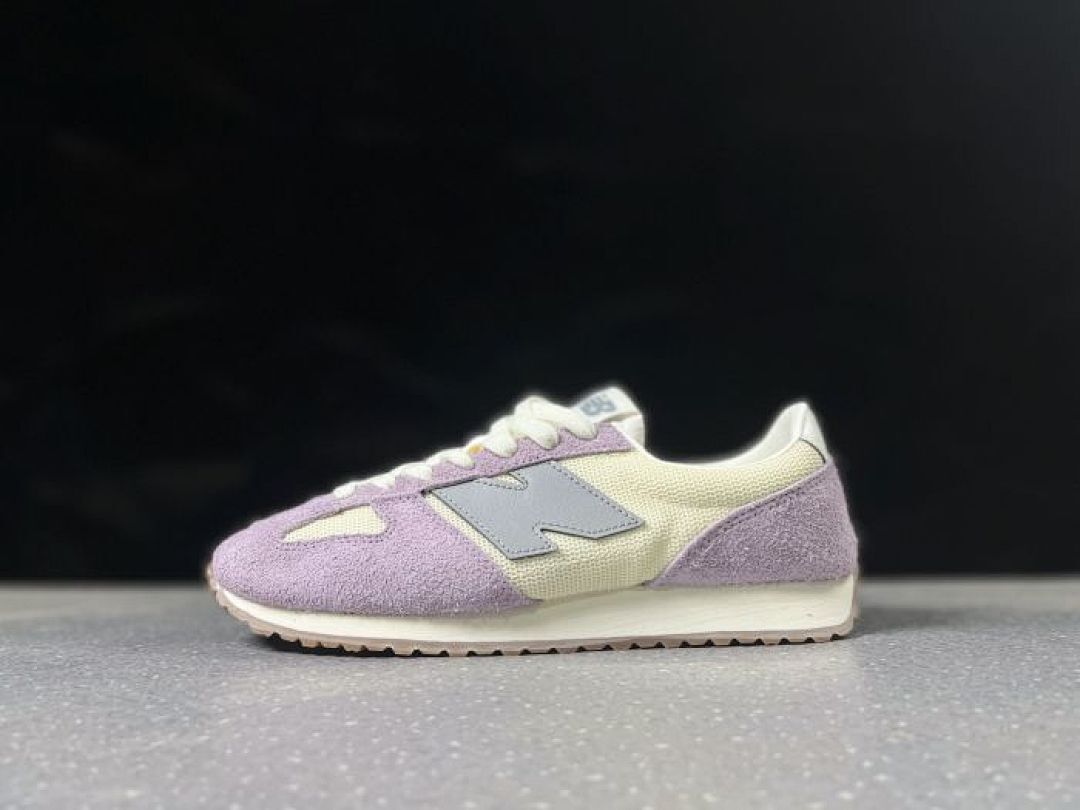 New Balance 237 Plum Moonbeam WS237PL1 Unisex Retro Lifestyle Sneakers Lavender Light Purple Cream Grey Suede Mesh Shoes