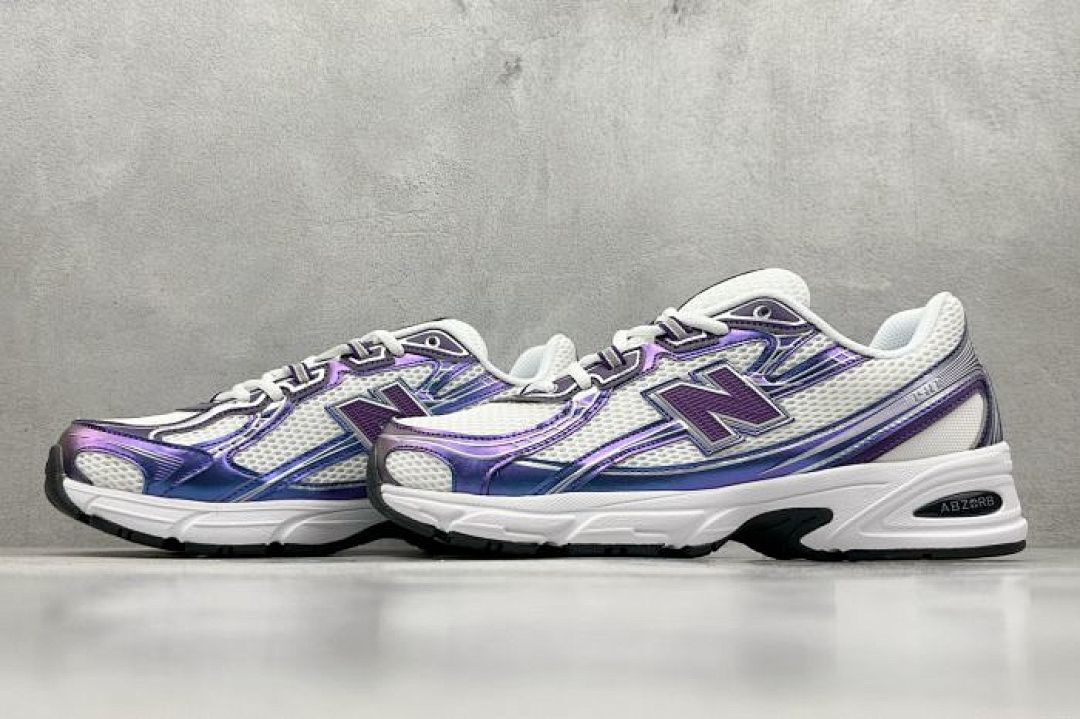 New Balance 1906R White Iridescent Purple Blue Metallic Running Sneakers Shoes M1906RQ