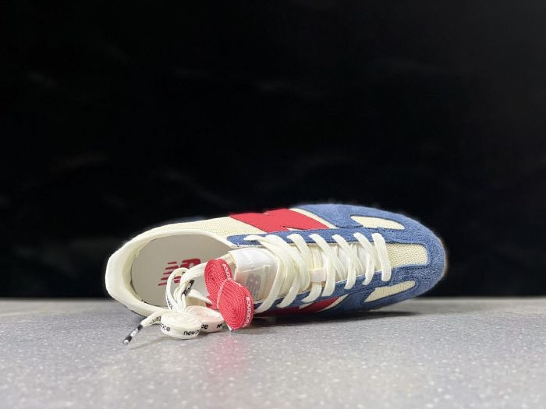 New Balance 220 Retro Runner Men's Women's Navy Red Cream Suede Mesh Sneakers U220