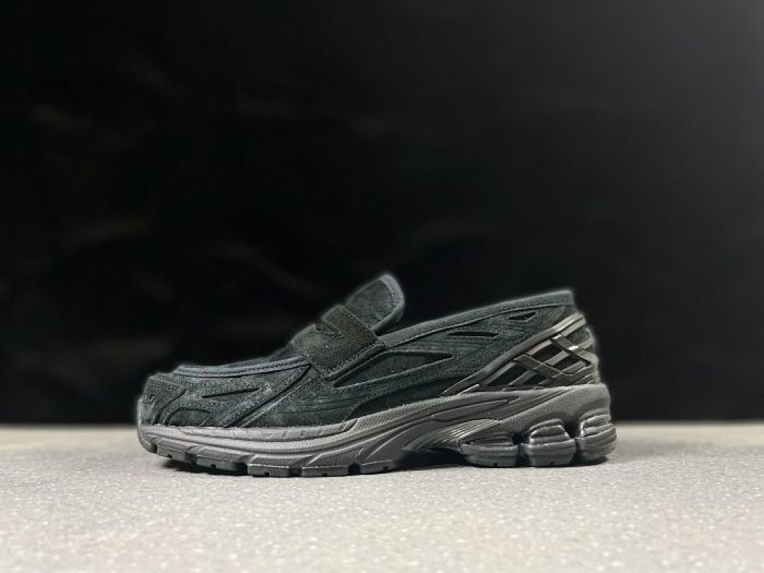 New Balance 1906L Triple Black Suede Loafer Slip-On Shoes M1906LNB