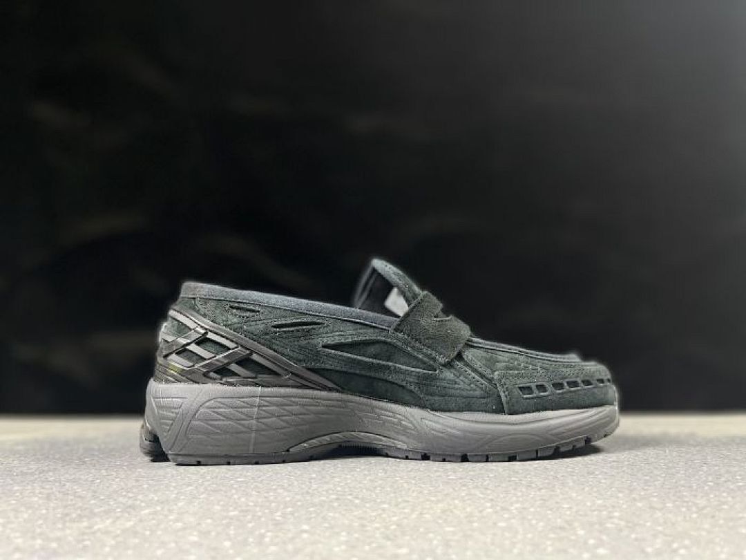 New Balance 1906L Triple Black Suede Loafer Slip-On Shoes M1906LNB