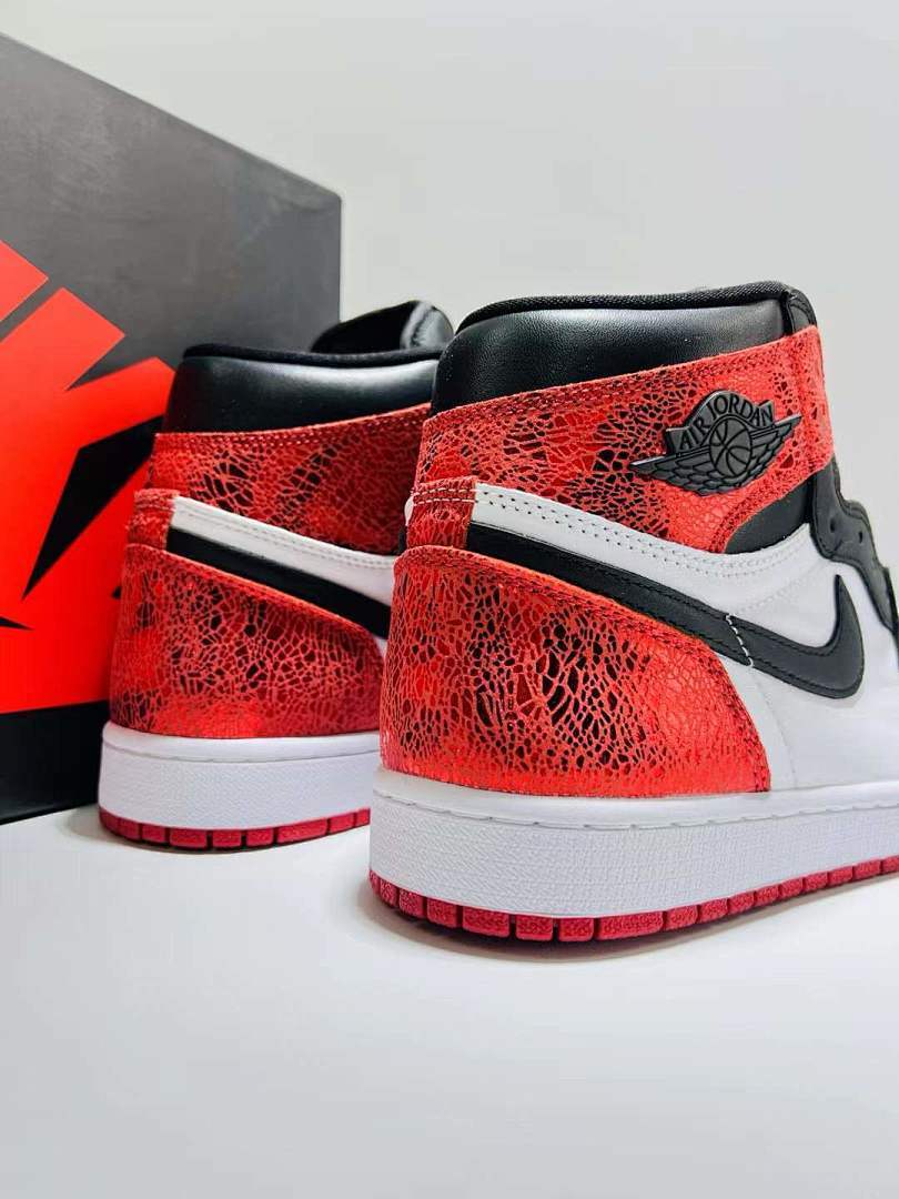Nike Air Jordan 1 Retro High OG 'Origin Story' (Spider-Man) 555088-602 Men's Basketball Shoes Red Black White Sneakers