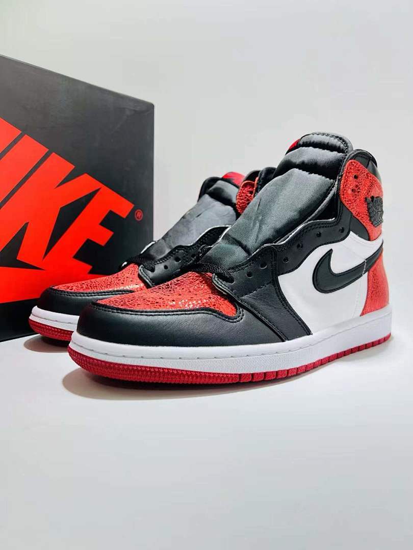 Nike Air Jordan 1 Retro High OG 'Origin Story' (Spider-Man) 555088-602 Men's Basketball Shoes Red Black White Sneakers