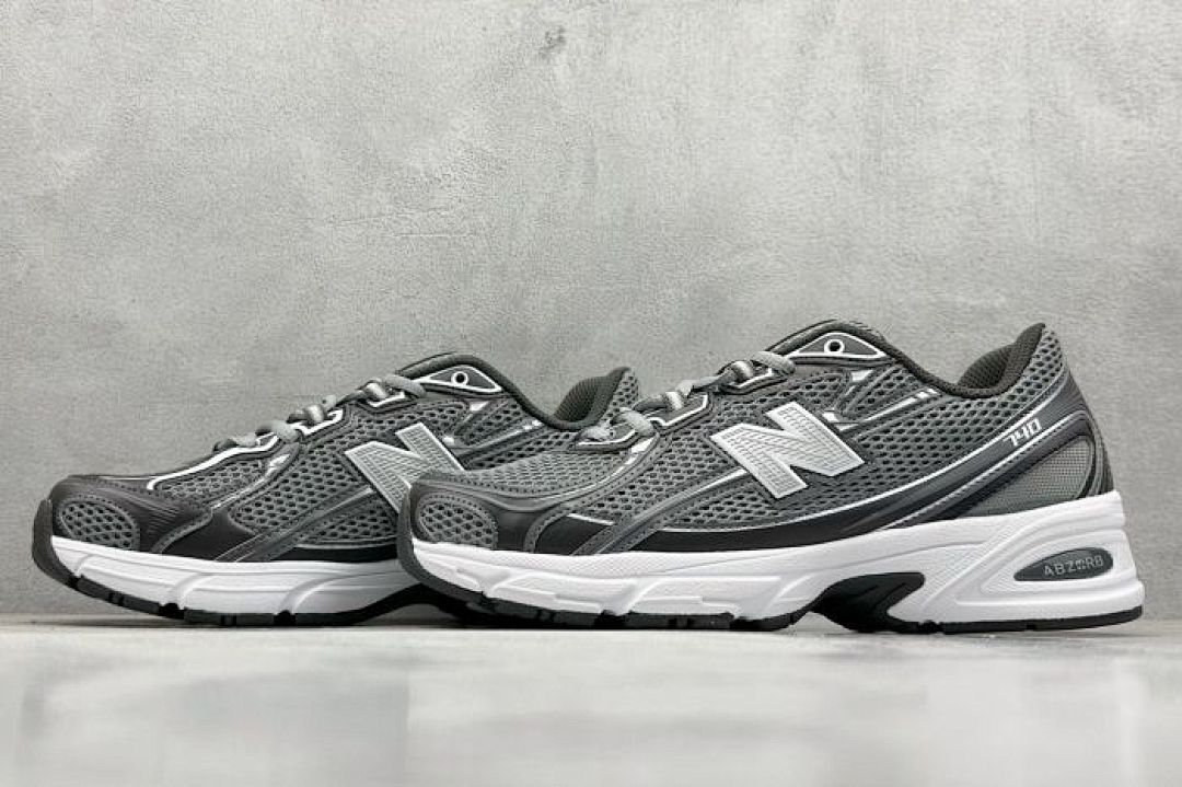 New Balance 740 Grey Black White ABZORB Running Shoes Sneakers