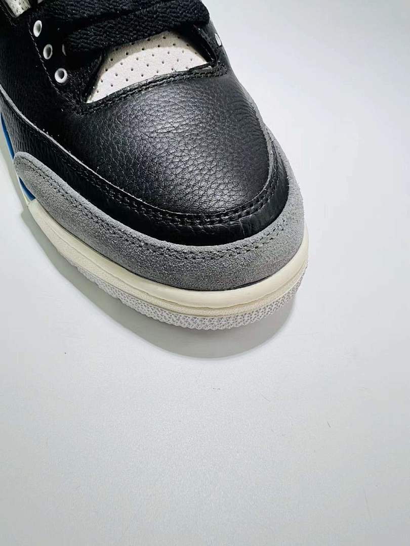 A Ma Maniére x Air Jordan 3 Retro SP Black Friends & Family Exclusive Sneakers AJ3 Dark Black Blue Grey White Men's Basketball Shoes