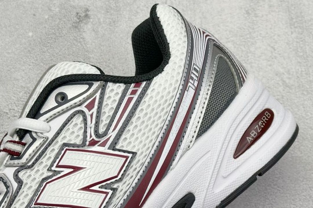 New Balance 1906R White Burgundy Silver Metallic Men's Lifestyle Sneakers M1906RCD