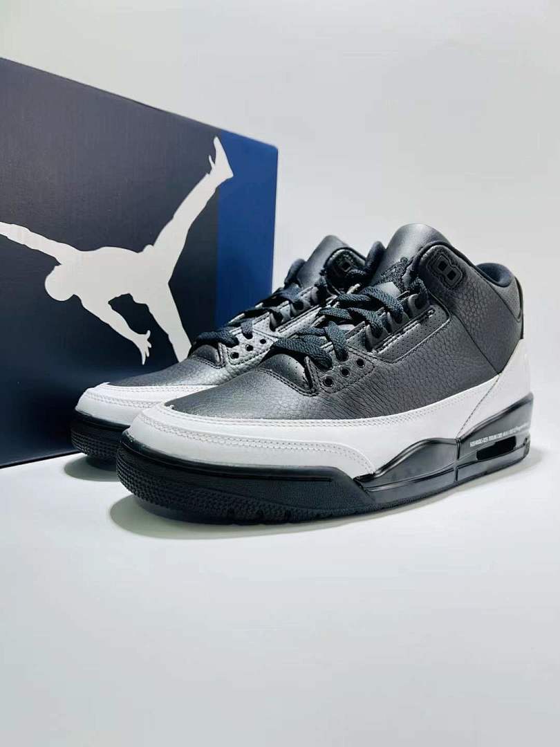 Nike Air Jordan 3 Retro "Cyber Monday" Black White 136064-020 Men's Lifestyle Sneakers Shoes Classic Leather