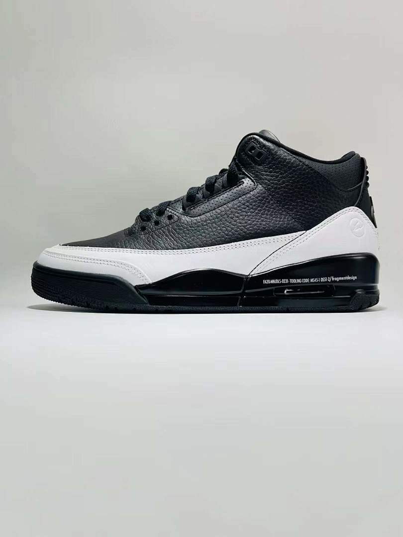 Nike Air Jordan 3 Retro "Cyber Monday" Black White 136064-020 Men's Lifestyle Sneakers Shoes Classic Leather