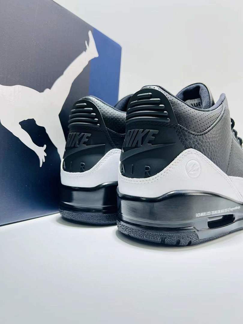 Nike Air Jordan 3 Retro "Cyber Monday" Black White 136064-020 Men's Lifestyle Sneakers Shoes Classic Leather