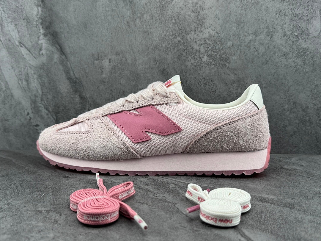 New Balance 220 Women's Rosewater Pink White Suede Mesh Lifestyle Sneakers U220RLA
