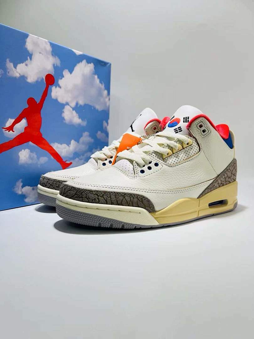Nike Air Jordan 3 Retro Seoul AV8370-100 Men's Sneakers Shoes Korean Flag 88 Olympics Limited Edition
