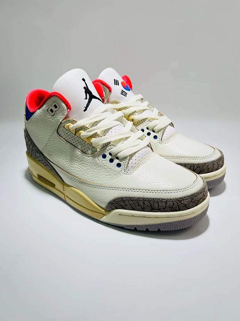 Nike Air Jordan 3 Retro Seoul AV8370-100 Men's Sneakers Shoes Korean Flag 88 Olympics Limited Edition