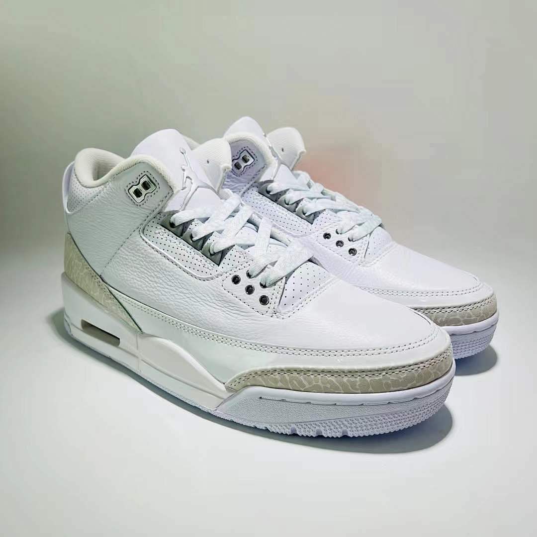 Nike Air Jordan 3 Retro "White Cement Reimagined" Men's Sneakers - White/Cement Grey/Sail Basketball Shoes DN3707-100