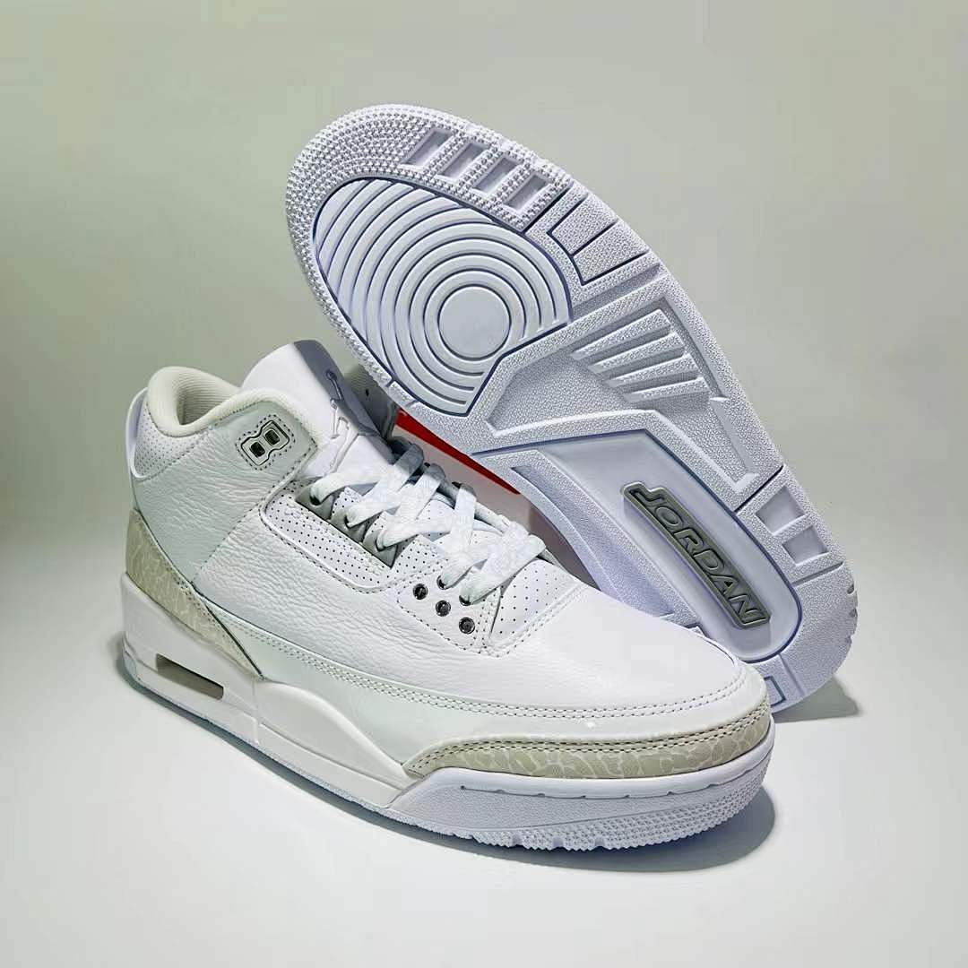 Nike Air Jordan 3 Retro "White Cement Reimagined" Men's Sneakers - White/Cement Grey/Sail Basketball Shoes DN3707-100