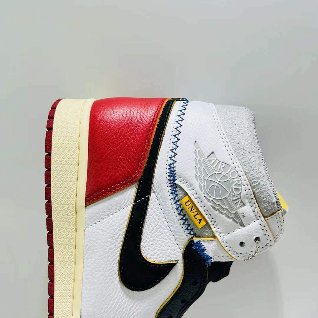 Union x Air Jordan 1 Retro High OG 'Black Toe' BV1300-106 Men's Nike Sneakers