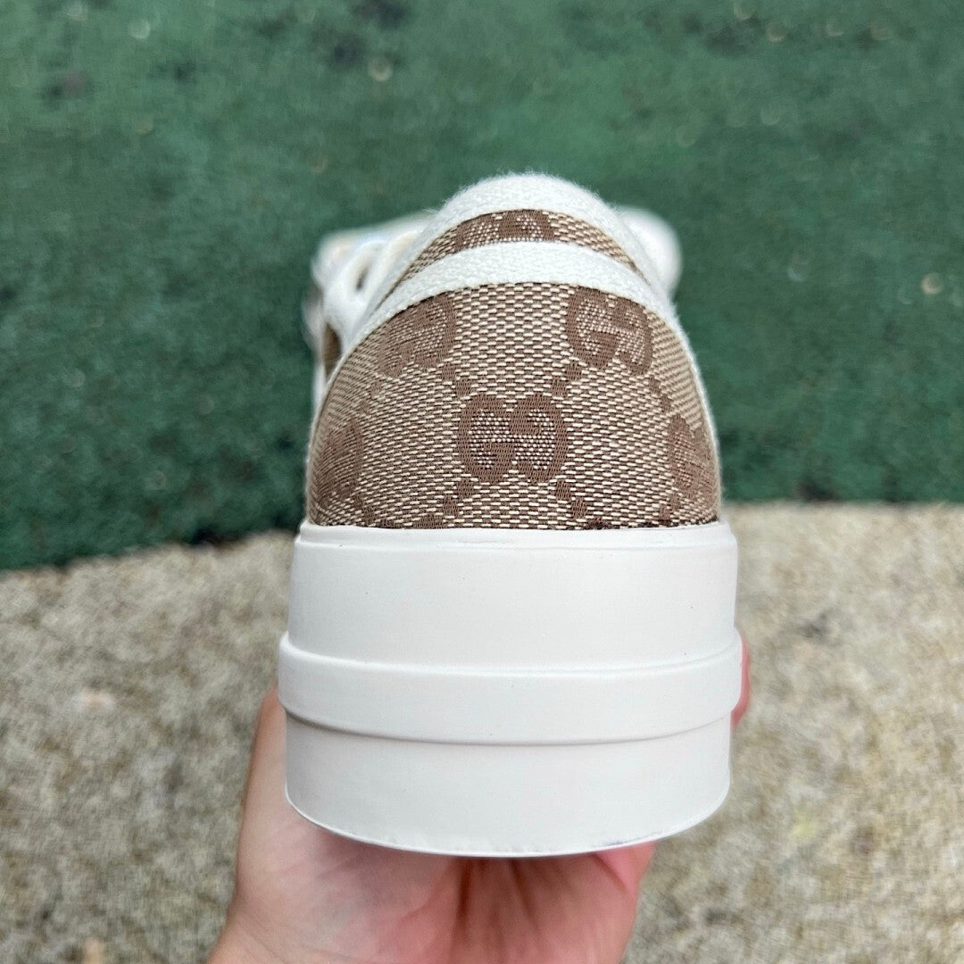 Gucci Women's Tennis 1977 Platform Sneaker GG Canvas 670460