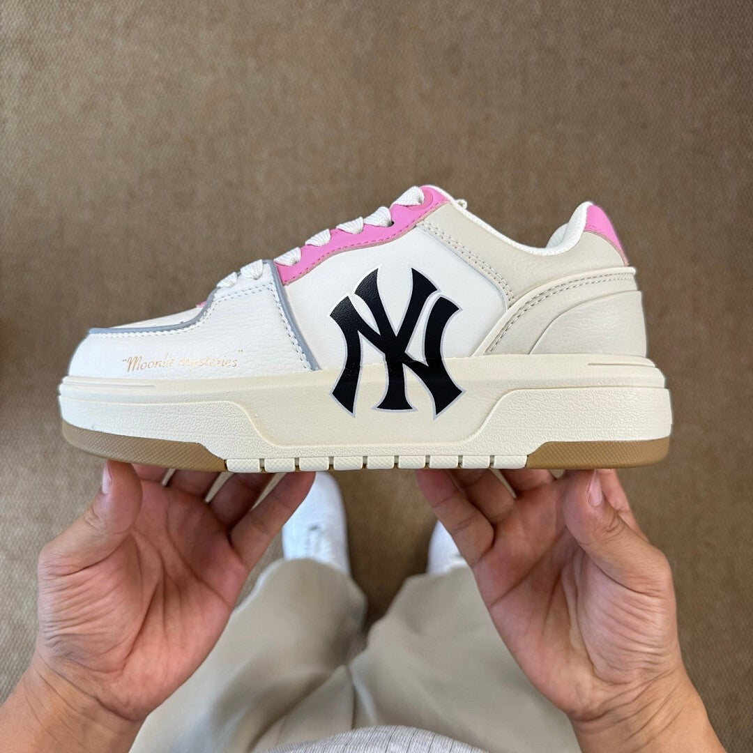 MLB Chunky Liner New York Yankees Moonlit Mysteries Pink White Sneakers 3ASXCB01N-50PKS