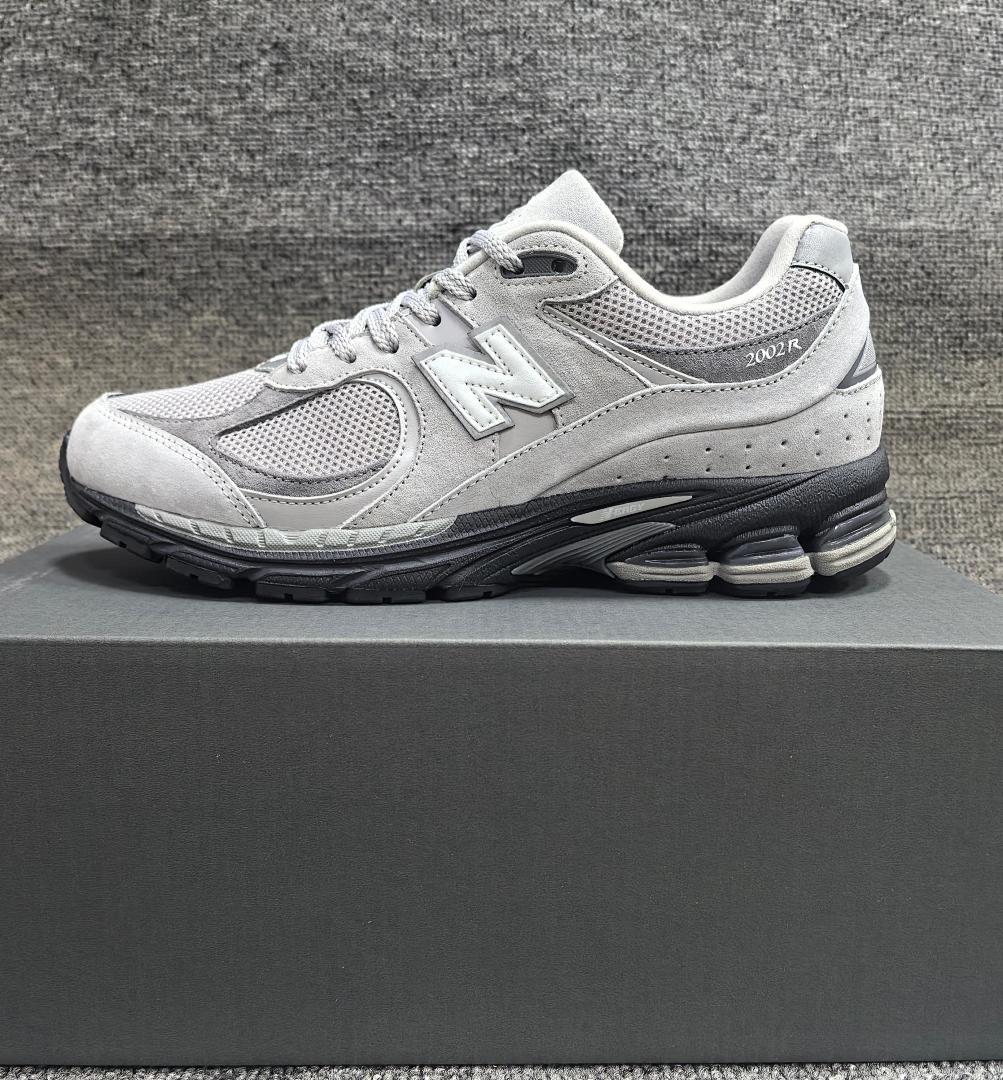 New Balance 2002R Grey Black Men's Lifestyle Running Sneakers Shoes