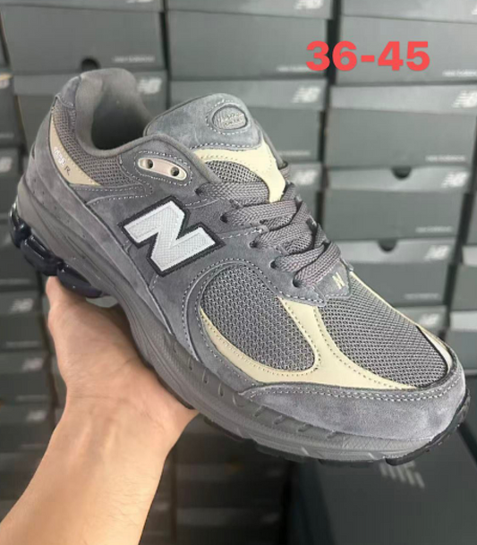 New Balance 2002R Grey Cream Suede Mesh Lifestyle Sneakers M2002RGY