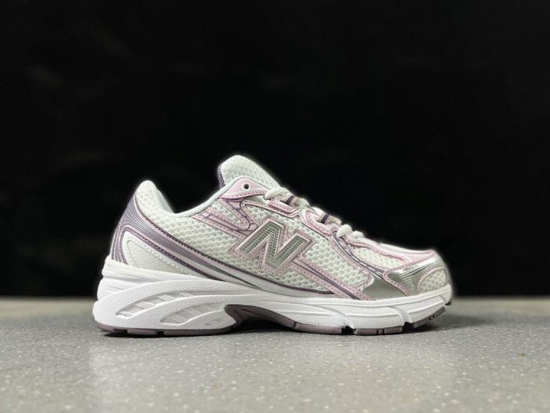 New Balance 725 ML725G White Lilac Silver Purple Unisex Lifestyle Running Sneakers Trainers Shoes