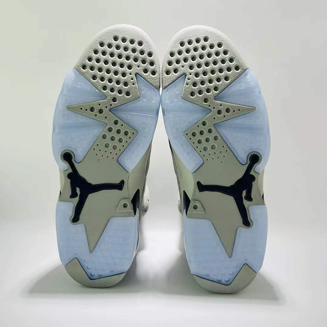 Nike Air Jordan 6 Retro Georgetown Magnet College Navy Grey Suede Men's Shoes CT8529-012
