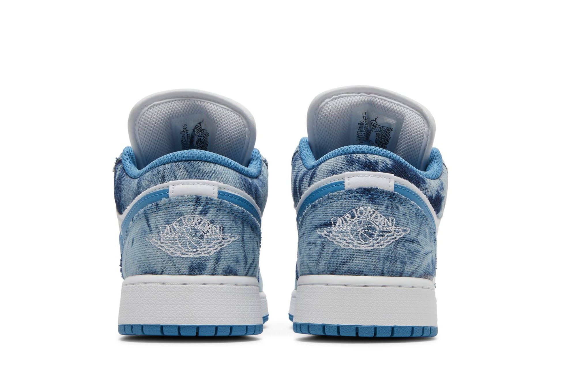 ( Grade School ) Air Jordan 1 Low ‘Washed Denim’ DM8947-100