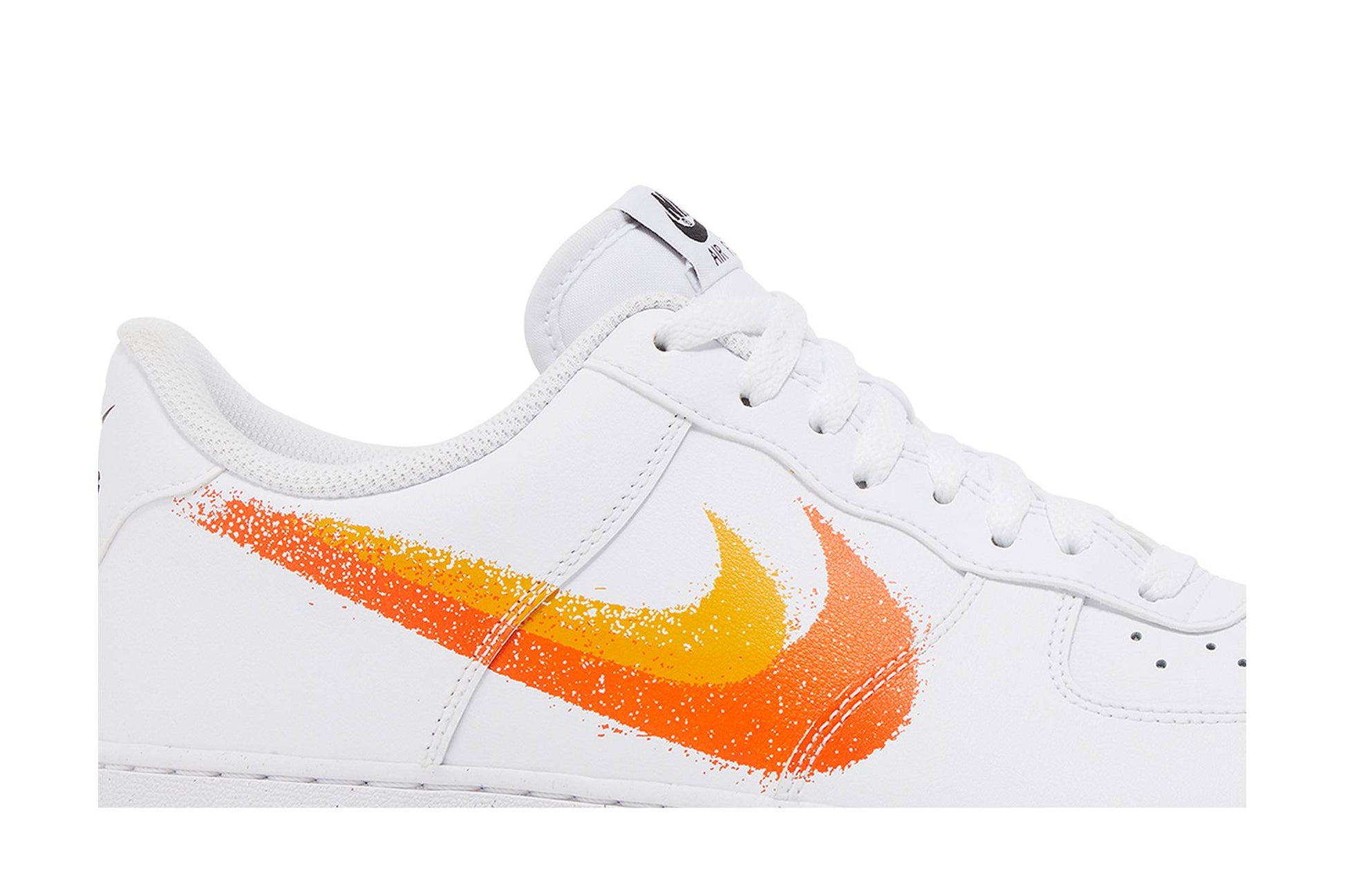 Nike Air Force 1 ’07 ‘Spray Paint Swoosh – Safety Orange’ FJ4228-100